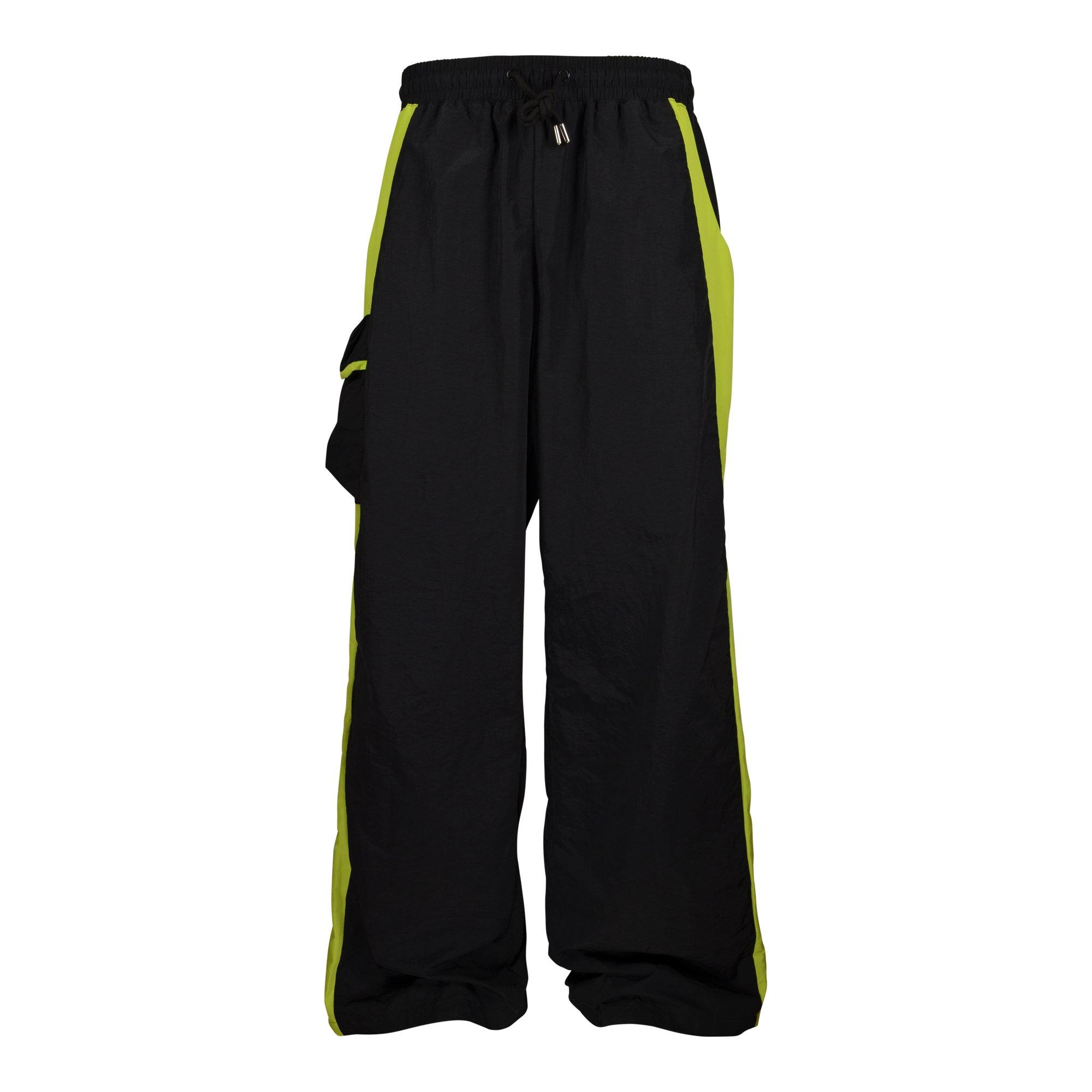 American Stitch Men's Side With Me Zipper Nylon Pants - Black